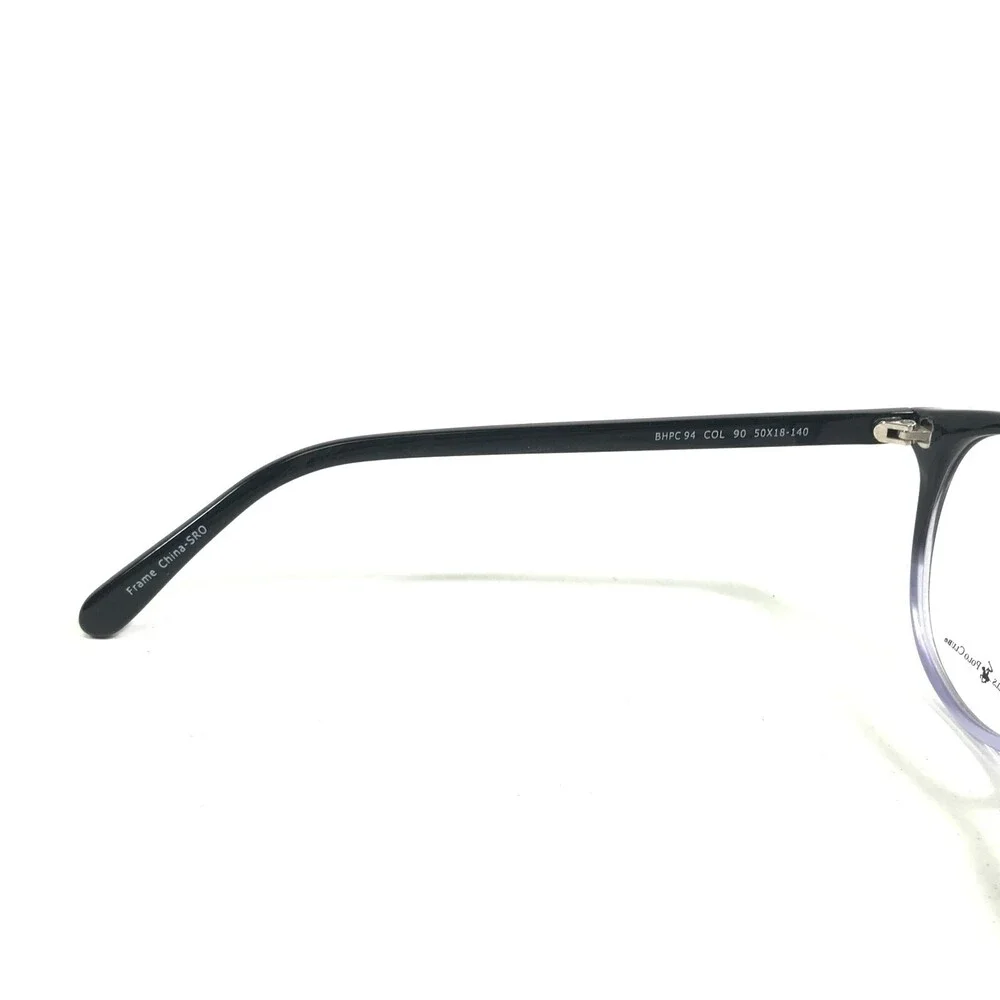 Beverly Hills Polo Club BHPC 94 COL 90 Eyeglasses Frames Black Purple 50-18-140